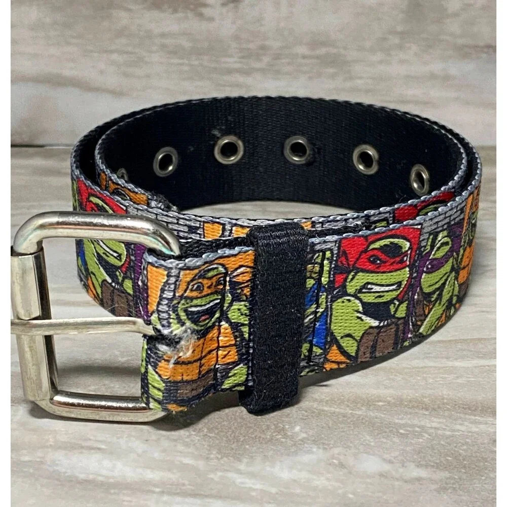 Vintage Teenage Mutant Ninja Turtles Belt Boys Size S/M 22-26